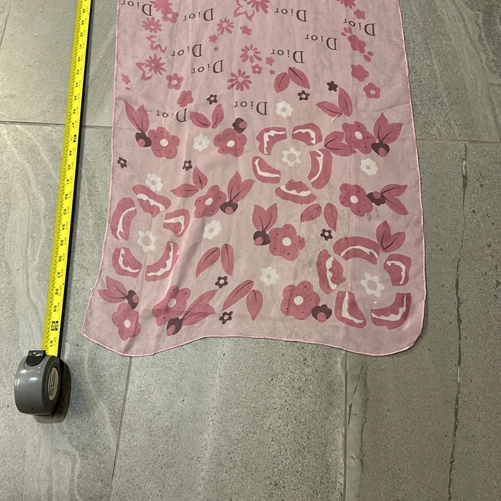 Rare Vintage Dior Blended Silk Scarf Square
